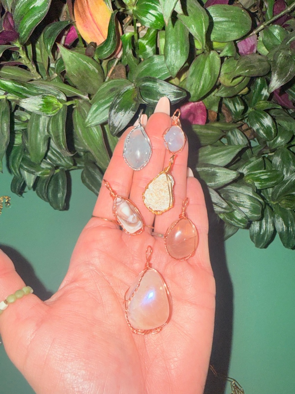 Handcrafted new Crystal pendants in show now